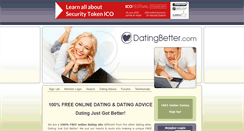 Desktop Screenshot of datingbetter.com